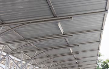 installing Crowthers Pool metal roofing